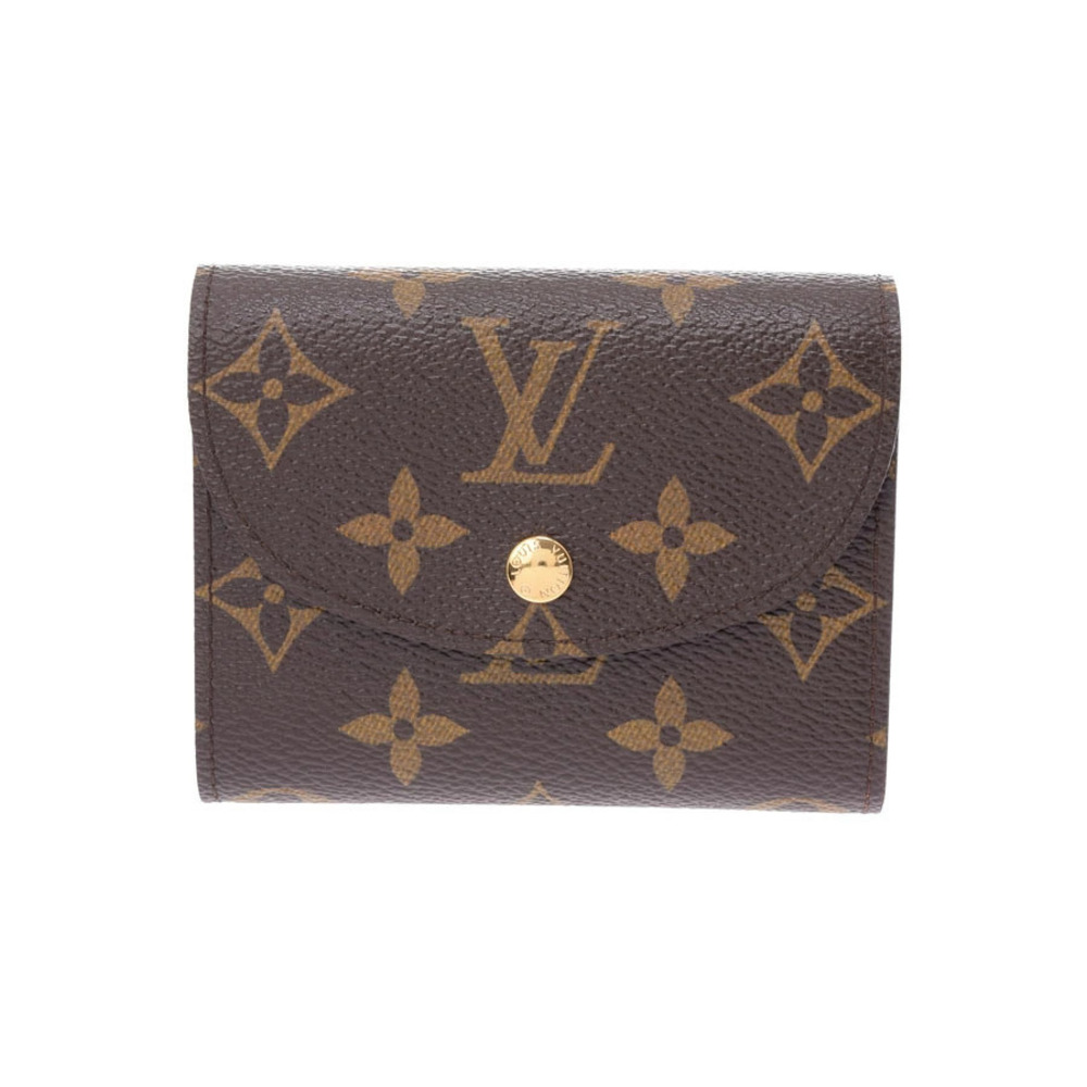 Louis Vuitton Monogram Portefeuille Helene Brown Compact Wallet